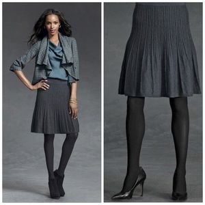 CAbi Vogue Charcoal Gray Knit Sweater Medium